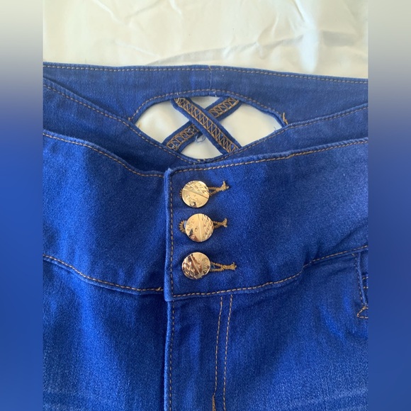 BELLA Deep Blue Skinny Jeans - Picture 7 of 11